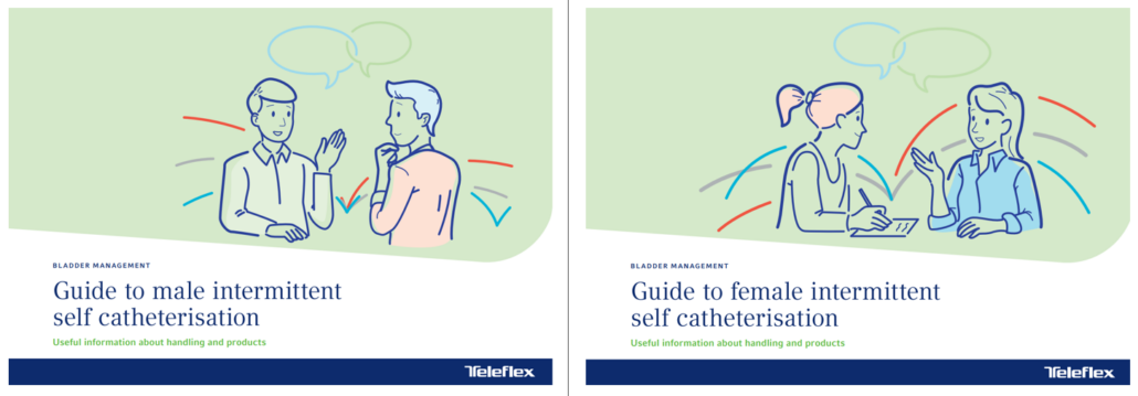 Teleflex guides for intermittent self-catheterisation